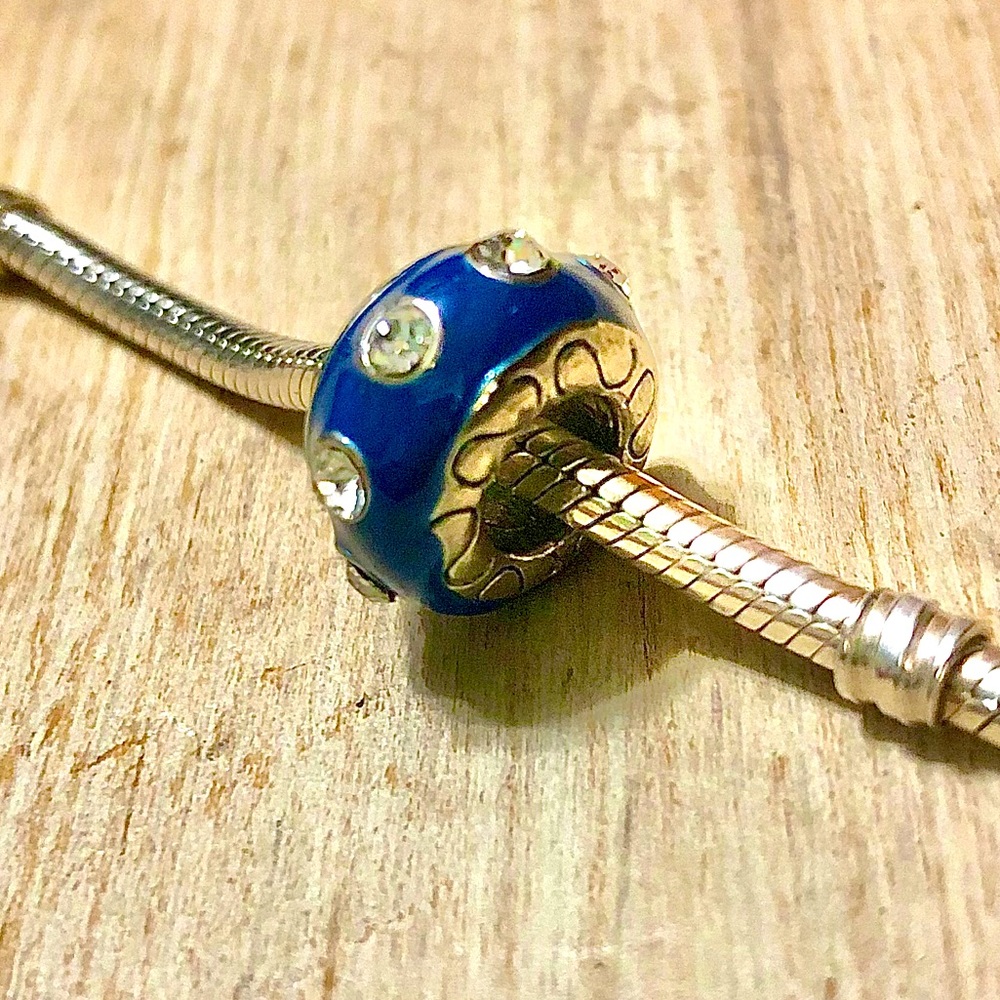 Pandora blue charm
